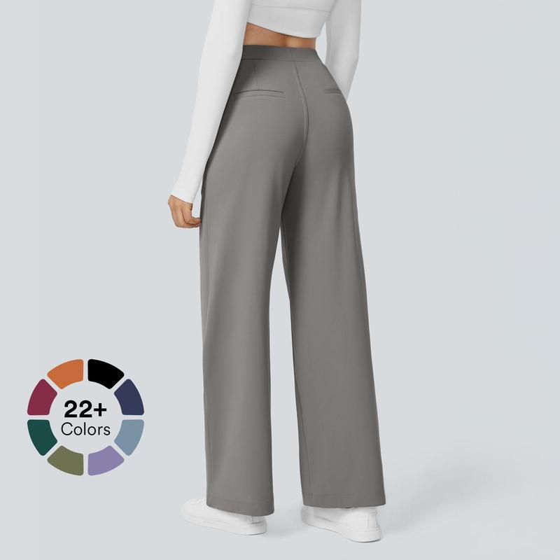 Women's Satin Wide-Leg Pants
