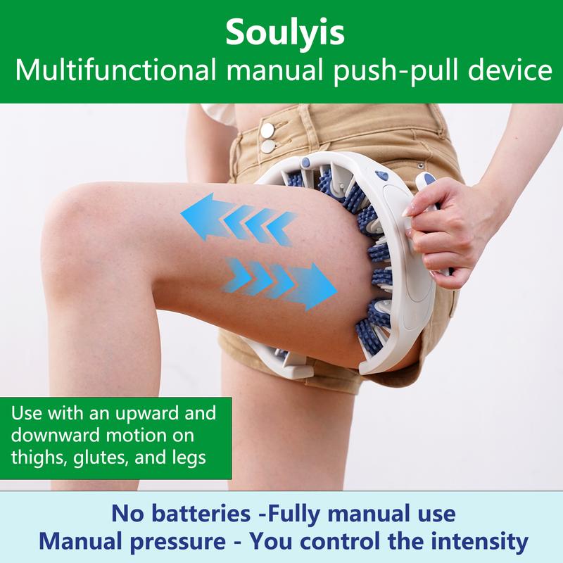 Soulyis Cellulite Manual Push-Pull Roller