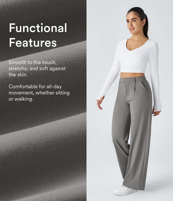 Women's Satin Wide-Leg Pants