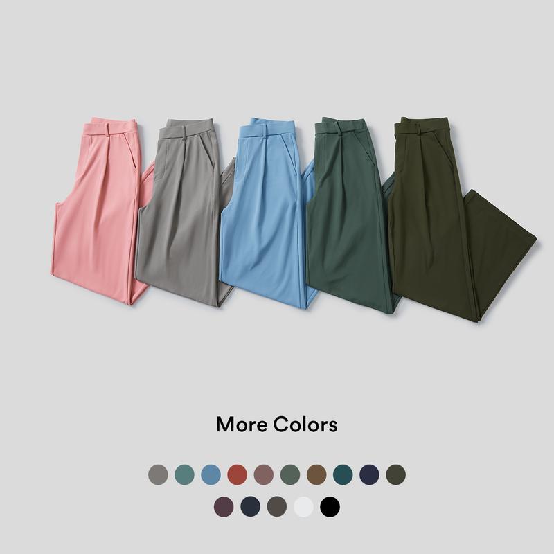 Women's Satin Wide-Leg Pants