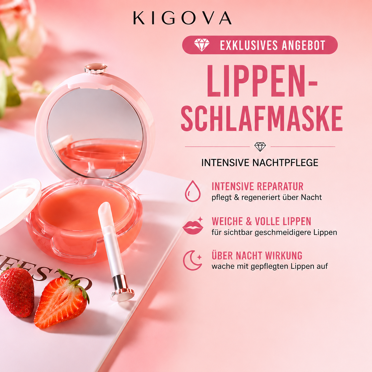 Kigova Lippen-Schlafmaske