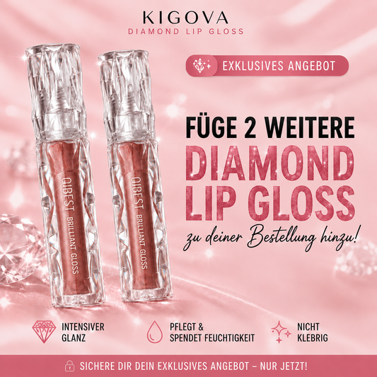 Kigova Diamond Lip Gloss – 2er Set