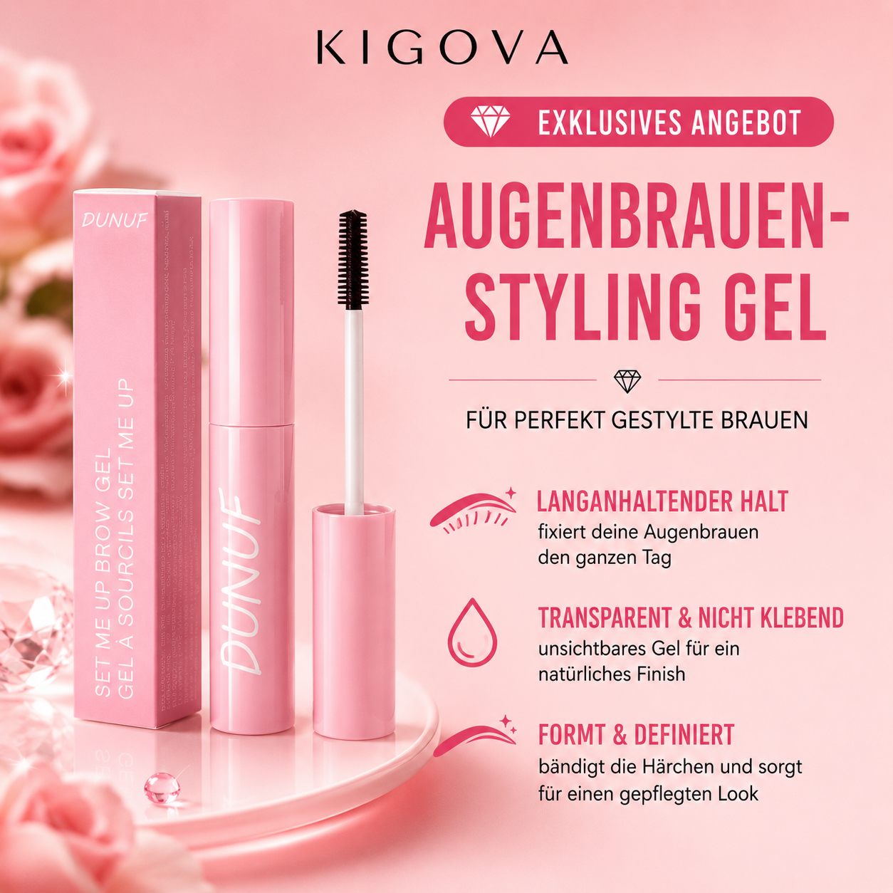 Kigova Augenbrauen-Stylinggel