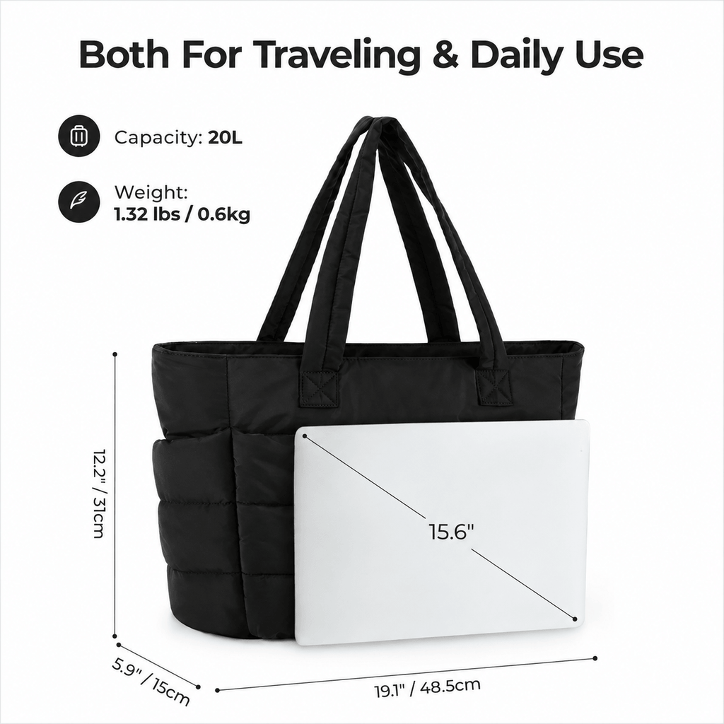 Puffy Tote Bag
